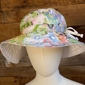 Panama Jack Floral Wide Brim Bucket Hat 🧢